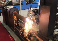 5-محور cnc تقاطع خطّ فولاذيّ أنبوب عمليّة قطع آلة / 6-150mm أنبوب ليزر عمليّة قطع آلة