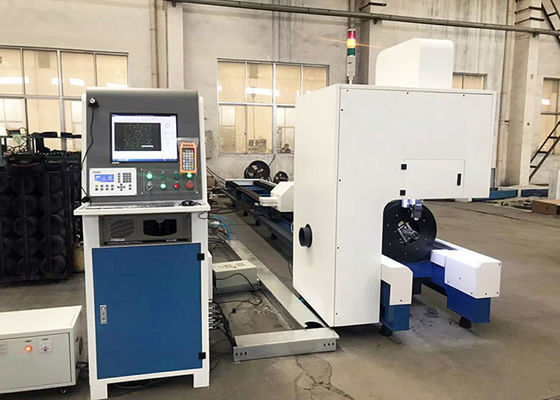 آلة قطع أنابيب الصلب CNC بالتبريد المائي 12 كيلو واط بقوة ليزر ألياف Raycus IPG