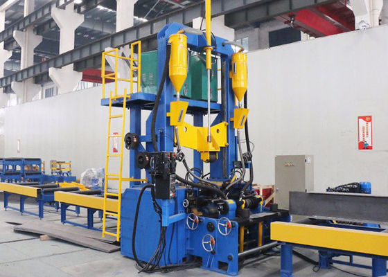 ZHJ0815 حسب الطلب H شعاع خط اللحام الصلب الجمعية آلة لحام استقامة