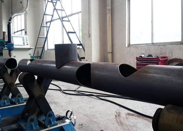 CNC4 لهب البلازما الأنبوب آلة قطع مخصصة الجهد 200-1400mm الأنابيب قطرها