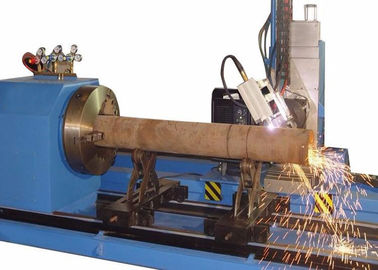 5-محور cnc تقاطع خطّ فولاذيّ أنبوب عمليّة قطع آلة / 6-150mm أنبوب ليزر عمليّة قطع آلة