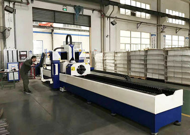 آليّ cnc أنبوب آلة قطع صلب الذى لا يصدأ معدن ليف ليزر 380V / 50Hz