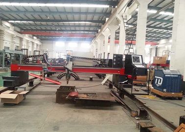 وضع محرك جانبي ثنائي الجانب باناسونيك CNC لوحة قطع الغاز مع قطع شطبة البلازما