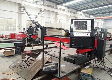 وضع محرك جانبي ثنائي الجانب باناسونيك CNC لوحة قطع الغاز مع قطع شطبة البلازما