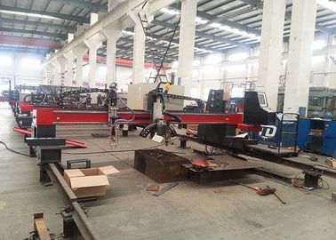 وضع محرك جانبي ثنائي الجانب باناسونيك CNC لوحة قطع الغاز مع قطع شطبة البلازما