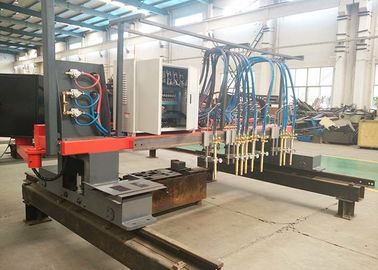 نوع جسري التلقائي CNC آلة قطع البلازما واللهب مع المشاعل قطاع متعددة