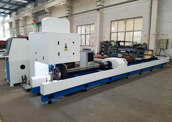 آلة قطع الأنابيب عالية الكفاءة CNC 3000W تبريد المياه الحديد المغلف
