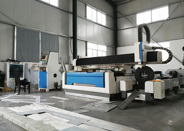 CCC CNC الألياف آلة القطع Laesr 1000W لكلا قطع الأنابيب والصفائح