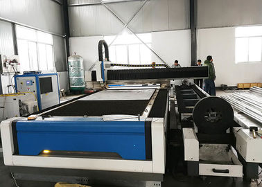 CCC CNC الألياف آلة القطع Laesr 1000W لكلا قطع الأنابيب والصفائح