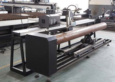 3 محور CNC تقاطع آلة قطع الأنابيب لهب البلازما مع برنامج التقنية الراقية