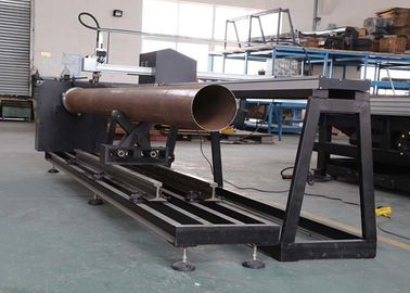 3 محور CNC تقاطع آلة قطع الأنابيب لهب البلازما مع برنامج التقنية الراقية